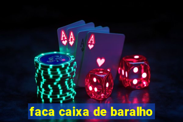 faca caixa de baralho